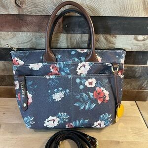 ❌ SOLD ❌ R. Riveter small canvas and leather crossbody, like new